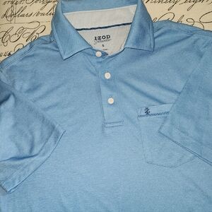Izod Saltwater Polo in Light Blue